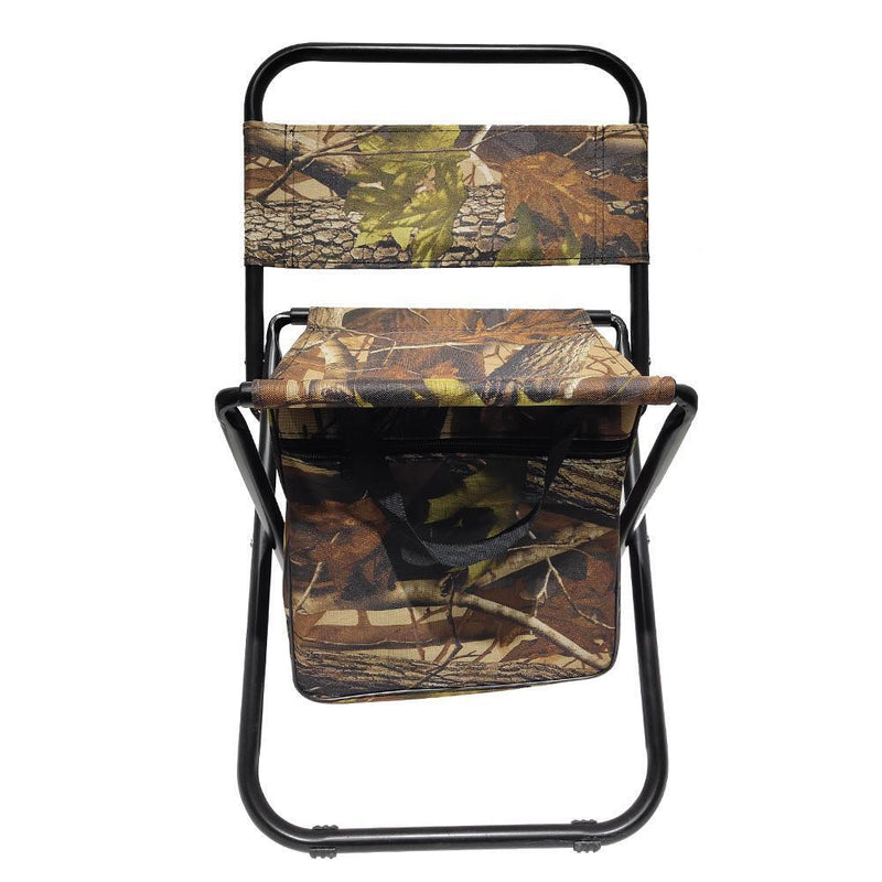 heummyo outdoor folding chair fishing chair seat stool with backrest storage bag