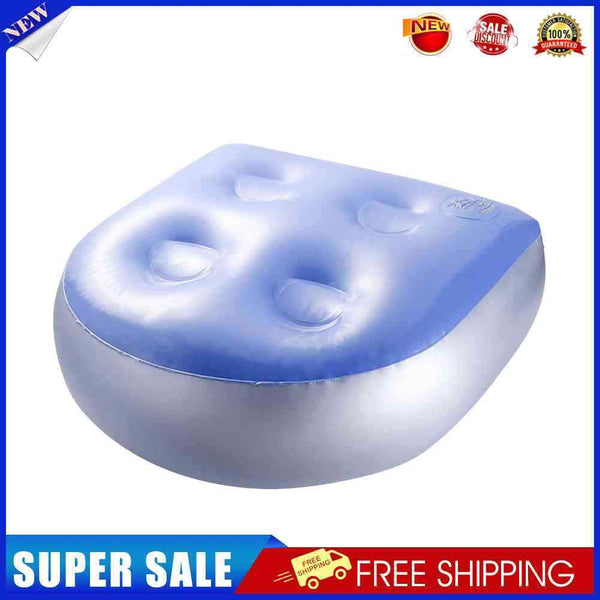 PVC Inflatable Spa Cushion Water Injection Outdoor Camping Massage Seat Pad