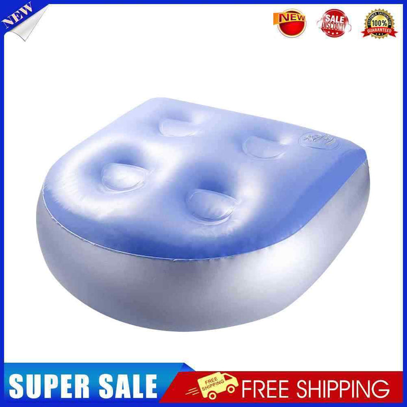 PVC Inflatable Spa Cushion Water Injection Outdoor Camping Massage Seat Pad