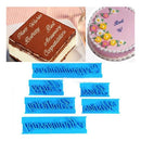 Icing Baking Tool Decorating Happy Birthday Letter Cake Mold Sugarcraft Mould