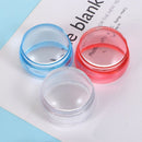 Set Polish Print Transfer Template With Plastic Scraper Silicone Nail Stamper