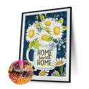 daisy Diamond Painting Kit Full Round Rhinestone Wall
