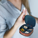 For Purse or Pocket Cute Pill Organizer Portable Daily Small Pill Box