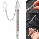 Temperature Stainless Steel Fishing Thermometer with Carabiner Fly Fishing