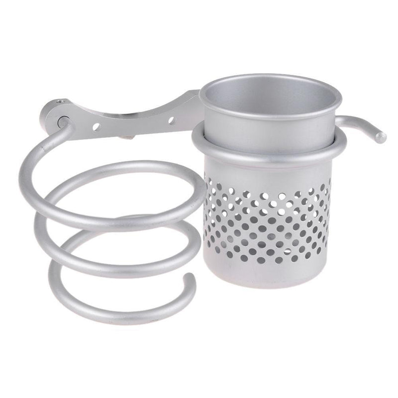 Wall Mounted Hair Dryer Holder Aluminum Dry Comb Holder Rack Standing Se