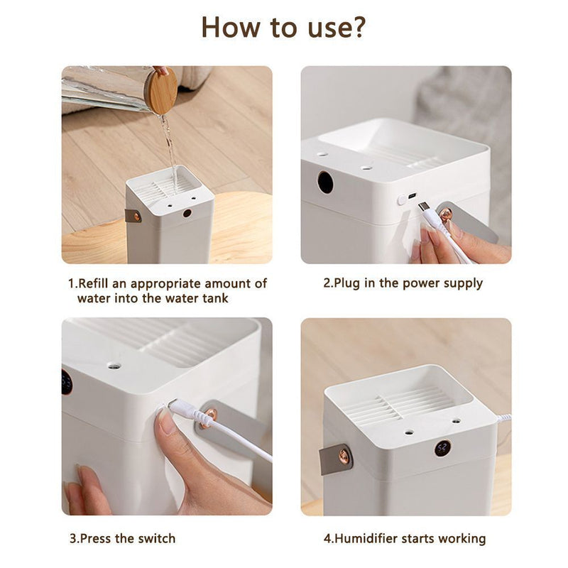 Essential Oil Air Purifier Aromatherapy Diffuser Air Humidifier Mist Maker