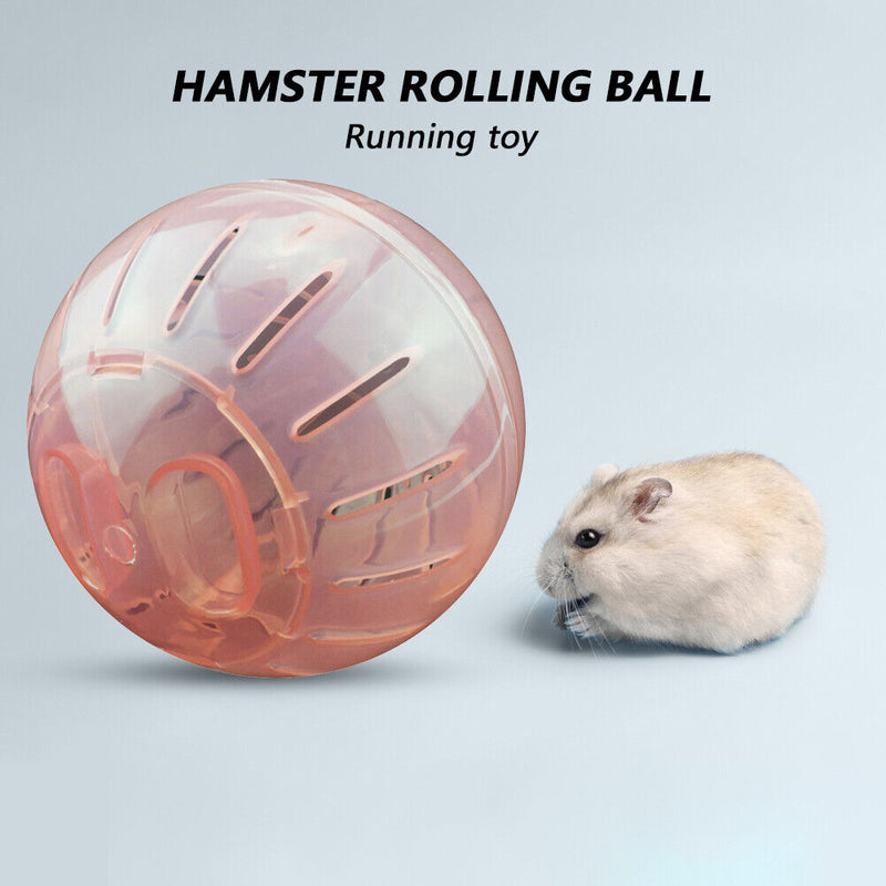 Pet Fitness Running Ball Plastic Solid Grounder Rodent Hamster Mini Jogging B