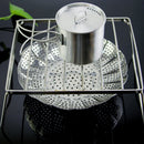 Outdoor Portable BBQ Grilling Basket Stainless Steel Foldable Barbecue Gril