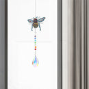 2pcs Crystal Wind Chimes Diamond Hanging Light Catcher Home Decor (ZH009)