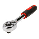 Quick Release 1/4" Inch pear head Drive Ratchet handle socket Wrench 24 Teeth