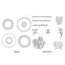 Flower Wreath Paper Cut Dies Metal Stencil Silicone Seal Stamp Mold (C)