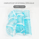 8pcs Hamster Tunnel Assembly Pipe Set External Small Pet Pipeline (Blue) Newly