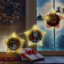 5D DIY Diamond Painting Christmas Tree Ornaments LED Hanging Star Lights Lamp