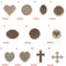 Wooden Crafts Sewing Jewelry Pendant Embroidery Key Ring Making Cross Stitch