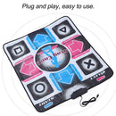 USB Wired Non-Slip Dance Mats HD Foot Print Dancing Game Step Pad for PC