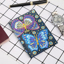 Butterfly Special Shaped Diamond Painting DIY Leather Passport Protective Cover