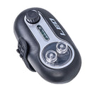 LED Fish Bite Alarm Sound Night Fishing Rod Tip Alert (Black Turntable)