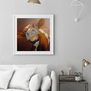 Cute Animal Oil Paint By Numbers Kit DIY Drawing Picture for Adults Home Deco