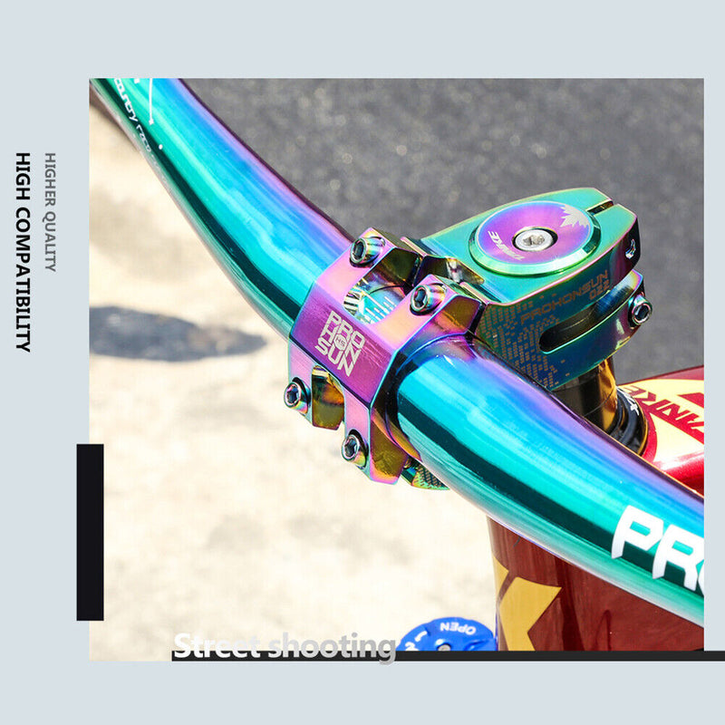 Aluminum Alloy Mountain Bike Riser Stem Ultra-Light Bicycle Stem (Dazzling)