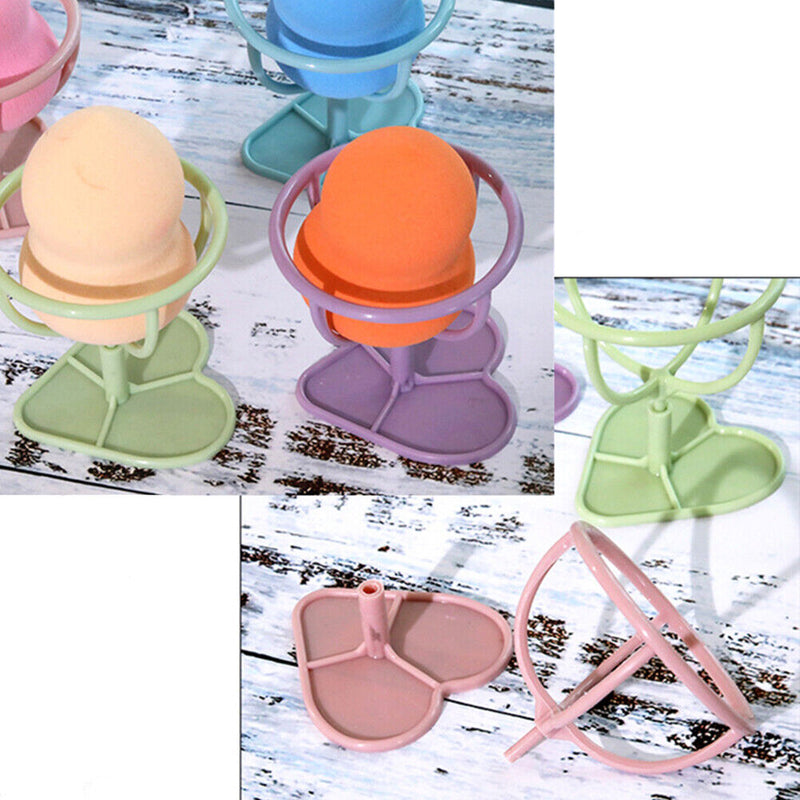 Makeup Beauty Egg Powder Puff Makeup Sponge Stand Drying Rack Cosmetic Shelf