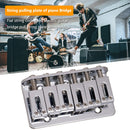 6 Strings Guitar Bridge Saddle Tailpiece for Fender Strat Electric Guitar Bridge