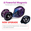 #A 7.2/1 Speed Ratio Baitcasting Wheel Right Left Hand 10kg Max Drag for River L