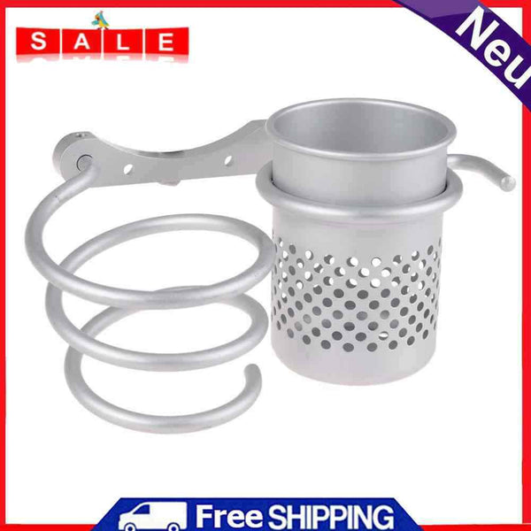 Wall Mounted Hair Dryer Holder Aluminum Dry Comb Holder Rack Standing Se