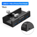 ORICO 4 Ports Clip USB 3.0 HUB Splitter for Laptop Desktop Computer Accessories