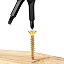 2pcs Phillips Slotted Screwdriver Keychain Pocket Repair Tools (Black) Newly