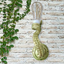Octopus Wall Light Monster Tentacle Lamp Holder Bulb Light Decor (Green) Newly