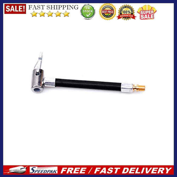 Bike Motorcycle Car Tire Air Inflator Hose Inflatable Tube Connection Adapt