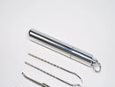 4pcs Steel Toothpick Care + Toothpick Holder Outdoor A2U3 K5F9 Set W1H0 E6B4