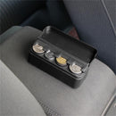 Interior Accessories Car Coins Storage Box Holder Container Coins Case
