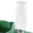 Strawberry Pet Food Bowl Auto Feeder Water Dispenser Raised (Matcha Green) Newly