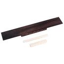 Rosewood Guitar Bridge+ Cattle Bone Guitar Nut+ Saddle for Classic Guitar Newly