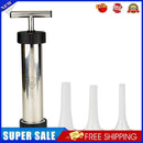 Manual Sausage Maker Stainless Steel Stuffer Homemade Syringe Meat Filler