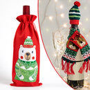 Special Drill Diamond Painting Wine Bottle Covers Kit for Christmas Table Dec