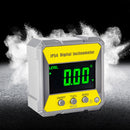 4x90 Degree Precision Inclinometer Bevel Level Measuring Meter LCD Backlight