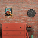 Playing Guitar Retro Metal Plate Tin Sign Plaque Poster for Bar Club Cafe