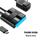 USB SATA Cable Type-C to SATA3.0 Adapter Computer Connectors for SSD Hard Drive