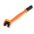 Motorcycle Bike Chain Brush MTB Bicycle Chain Scrubber Cleaning Tool Orange
