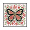 Partial Embroidery Cross Stitch Set Needlework Kit 14CT Butterfly Artwork