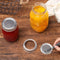 Metal Mason Jar Lids-Food Grade Airtight Silicone Seal Regular Mouth Can Lids