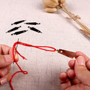 10pcs Needle Threader Stainless Steel Cross Stitch Needle Threading Guide Device
