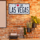 Retro Las Vegas Metal Plate Painting for Bar Pub Tin Plaques Wall Sign