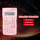 Scientific Calculator 82MS Statistics for School Students Office (Pink)