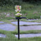 Solar Flower Fairy Light Outdoor Pixie Lawn Stake Lamp Garden Decor (Green)