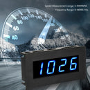 0.56 inch 4 Digital LED Frequency Tachometer RPM Speed Meter (Blue Display)