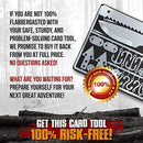 Outdoor EDC Survival Fishing Hook Card Portable Camping Hiking Tool Cards