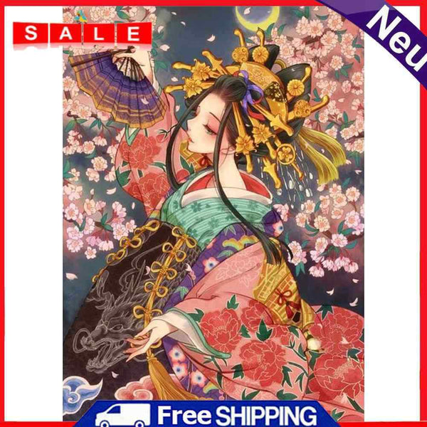 Digital Paint Person Painted By Numbers On Canvas Decor